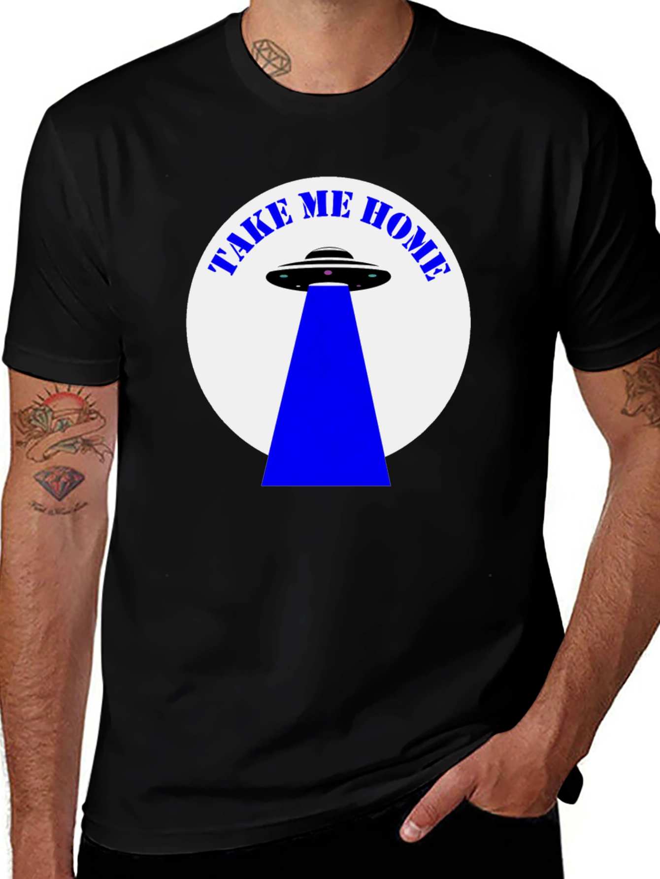 Variant 9 of Take Me Home Alien Abduction T-Shirt