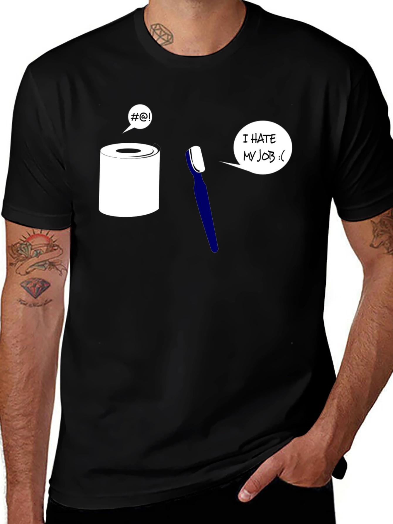 Variant 10 of Humorous Toilet Humor T-Shirt