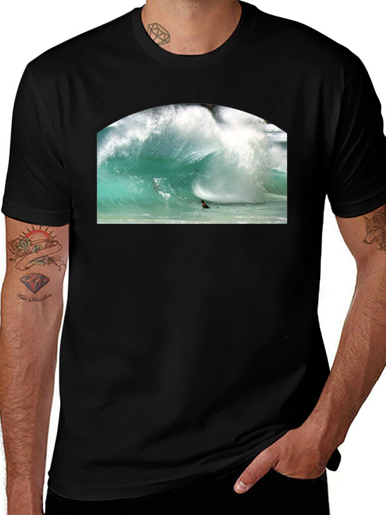 Variant 19 of Wave Rider Graphic T-Shirt