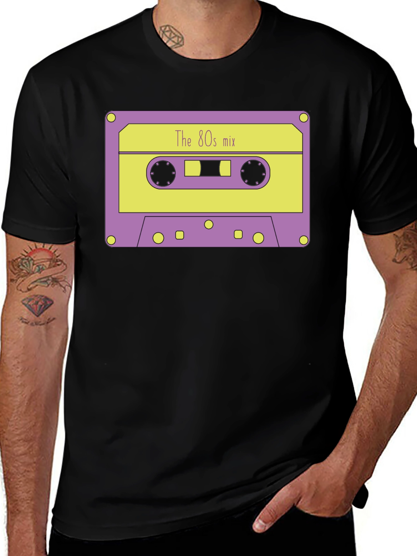 Variant 26 of Retro 80s Mix Tape Graphic Tee