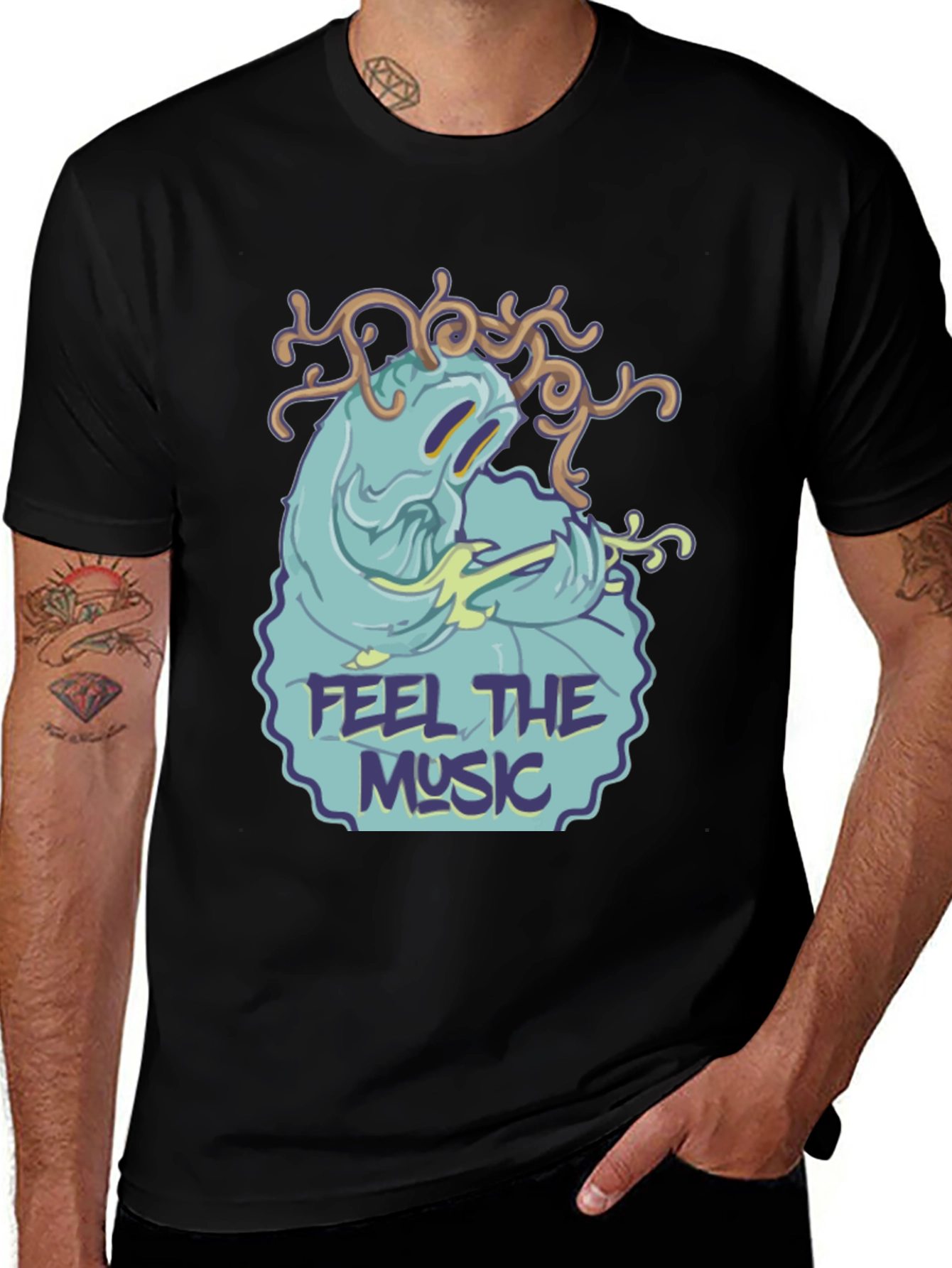Variant 29 of Feel The Music Graphic T-Shirt