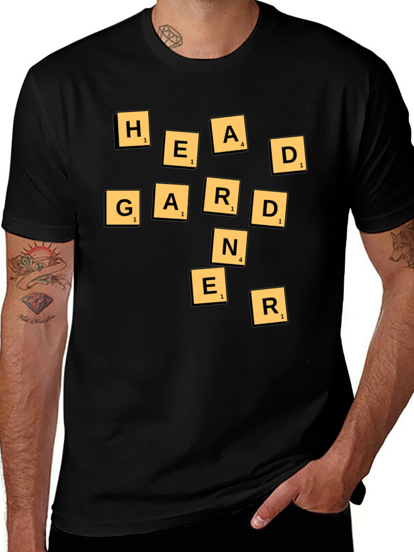 Variant 15 of Head Gardener T-Shirt - Word Game Tee
