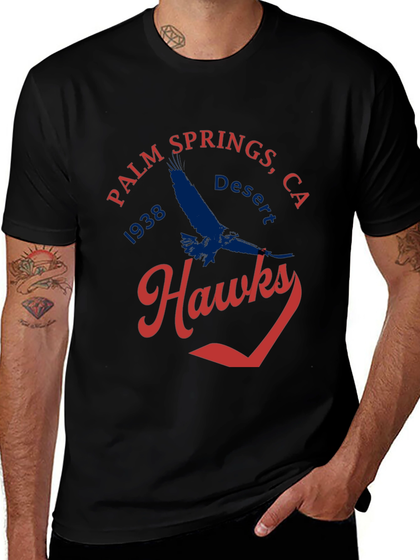 Variant 21 of Palm Springs Desert Hawks 1938 Graphic T-Shirt