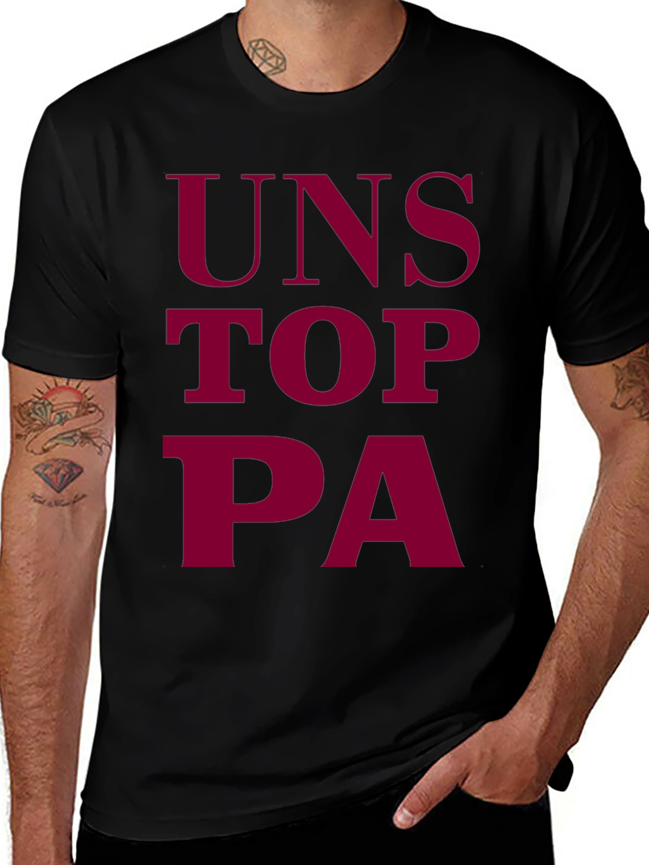 Variant 20 of Unstop PA Graphic Tee - Bold Statement T-Shirt
