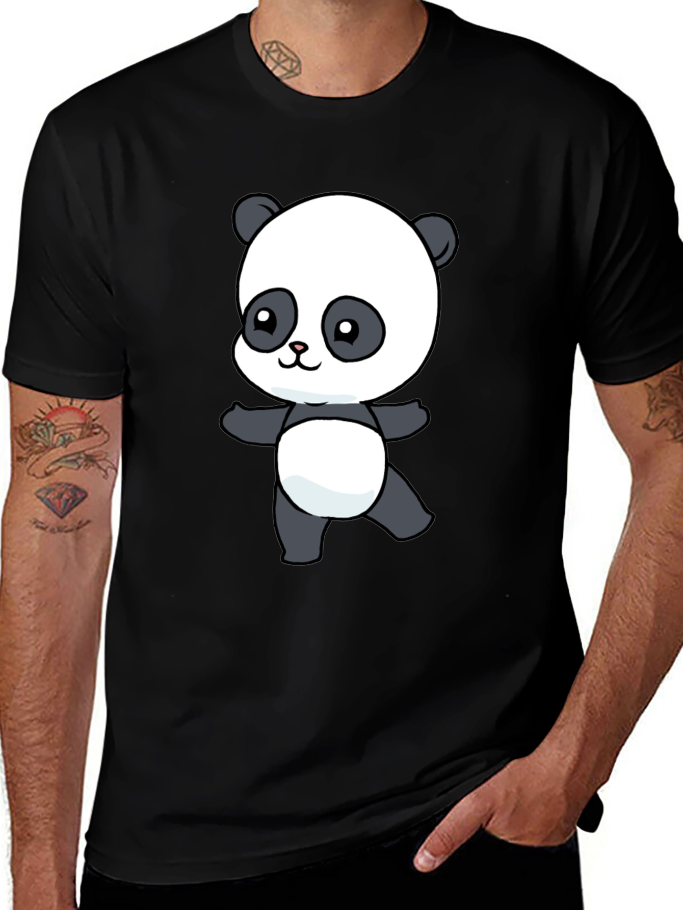 Variant 7 of Cute Panda Bear Graphic T-Shirt