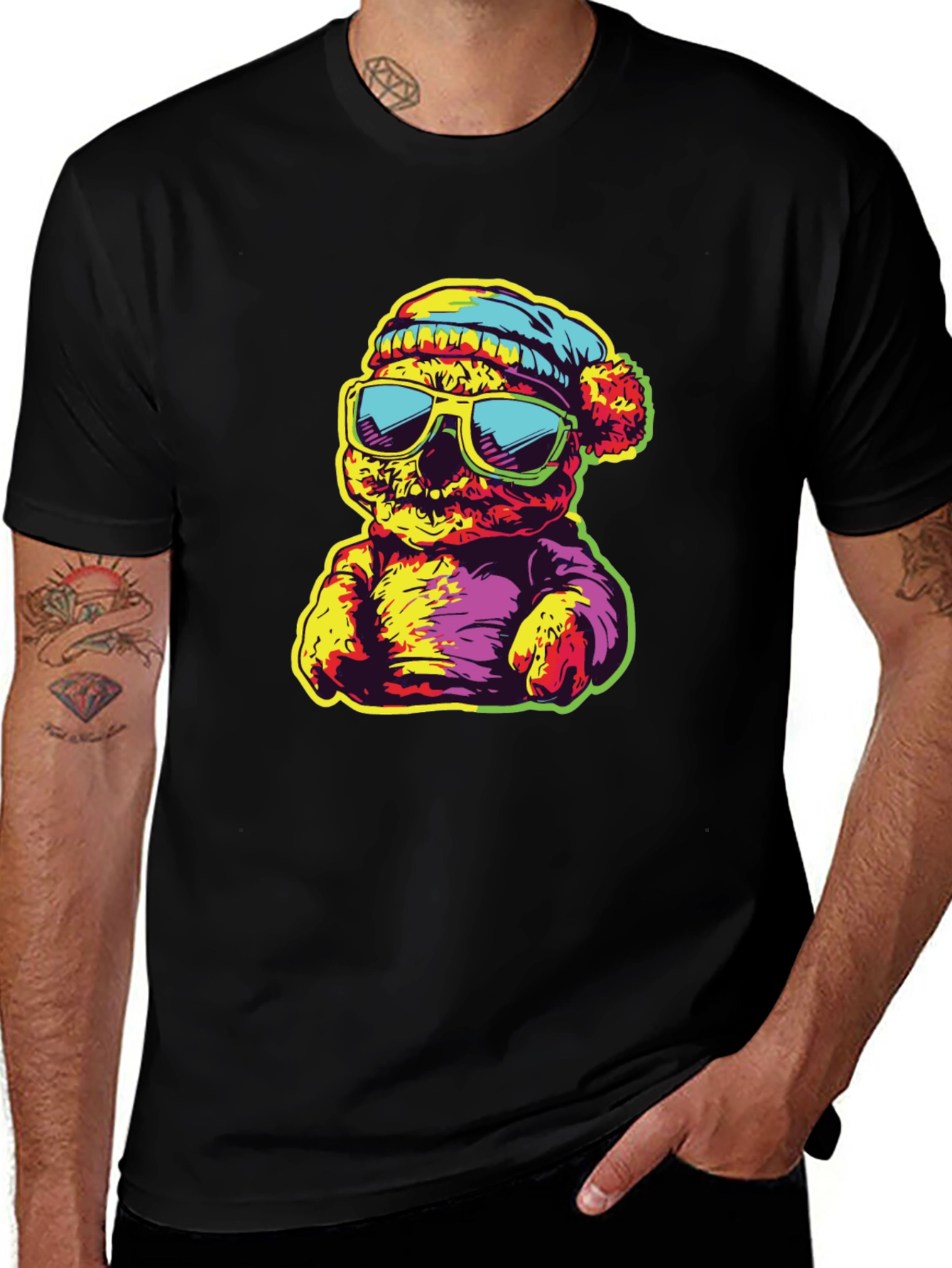 Variant 5 of Cool Bear Graphic Print T-Shirt