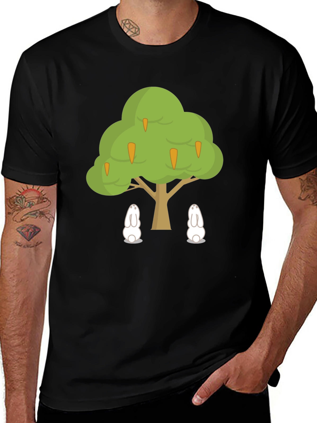 Variant 14 of Carrot Tree Bunny T-Shirt - Unique Design