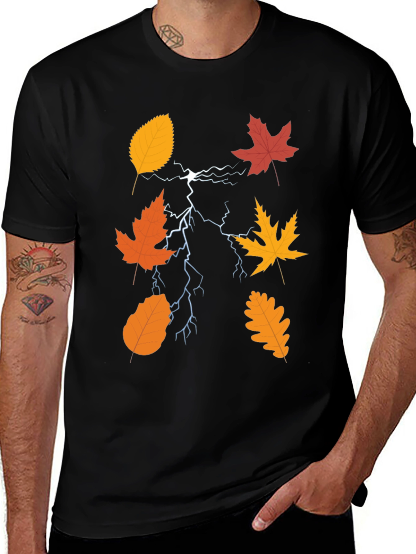 Variant 29 of Autumn Lightning Graphic T-Shirt