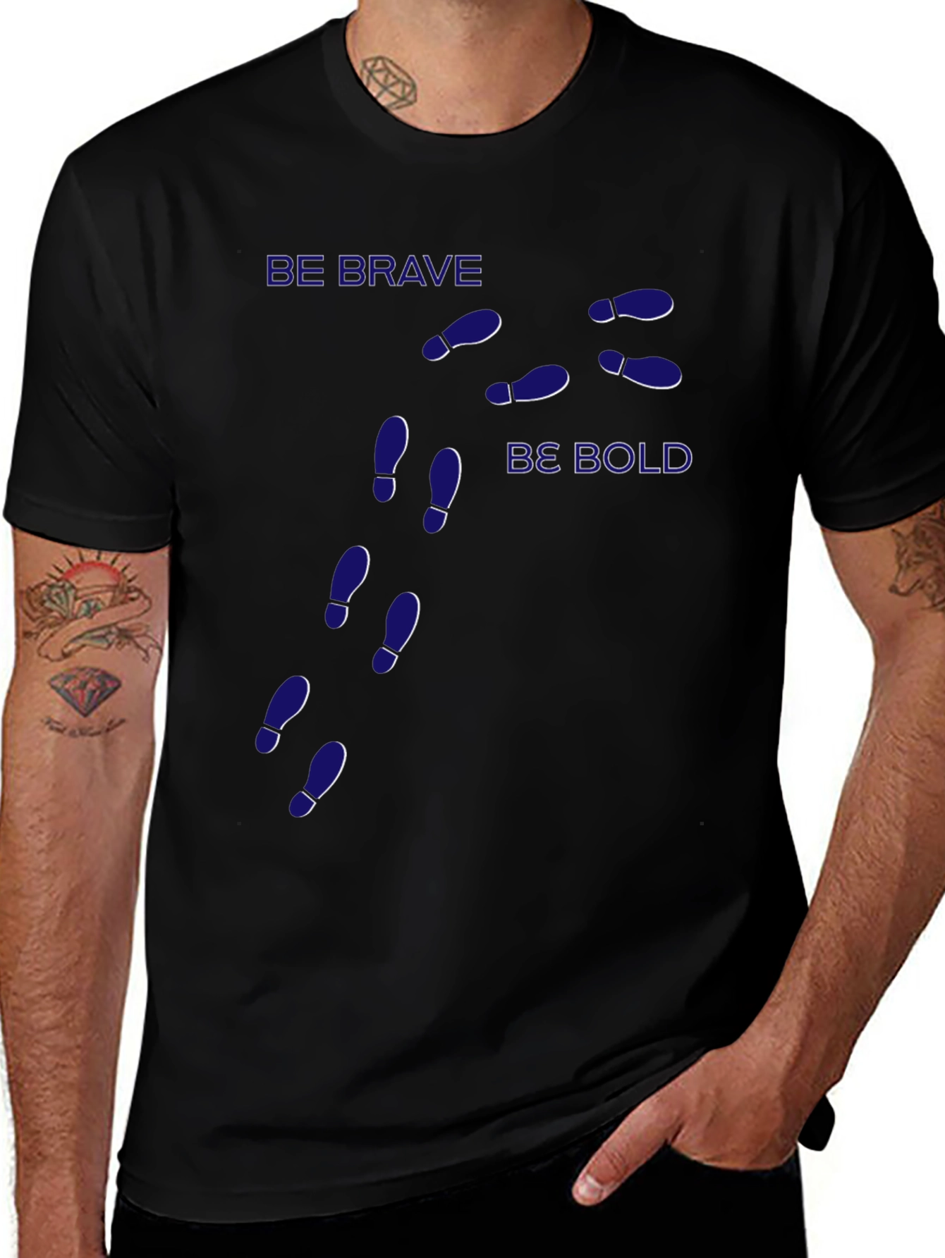 Variant 4 of Be Brave, Be Bold Graphic T-Shirt