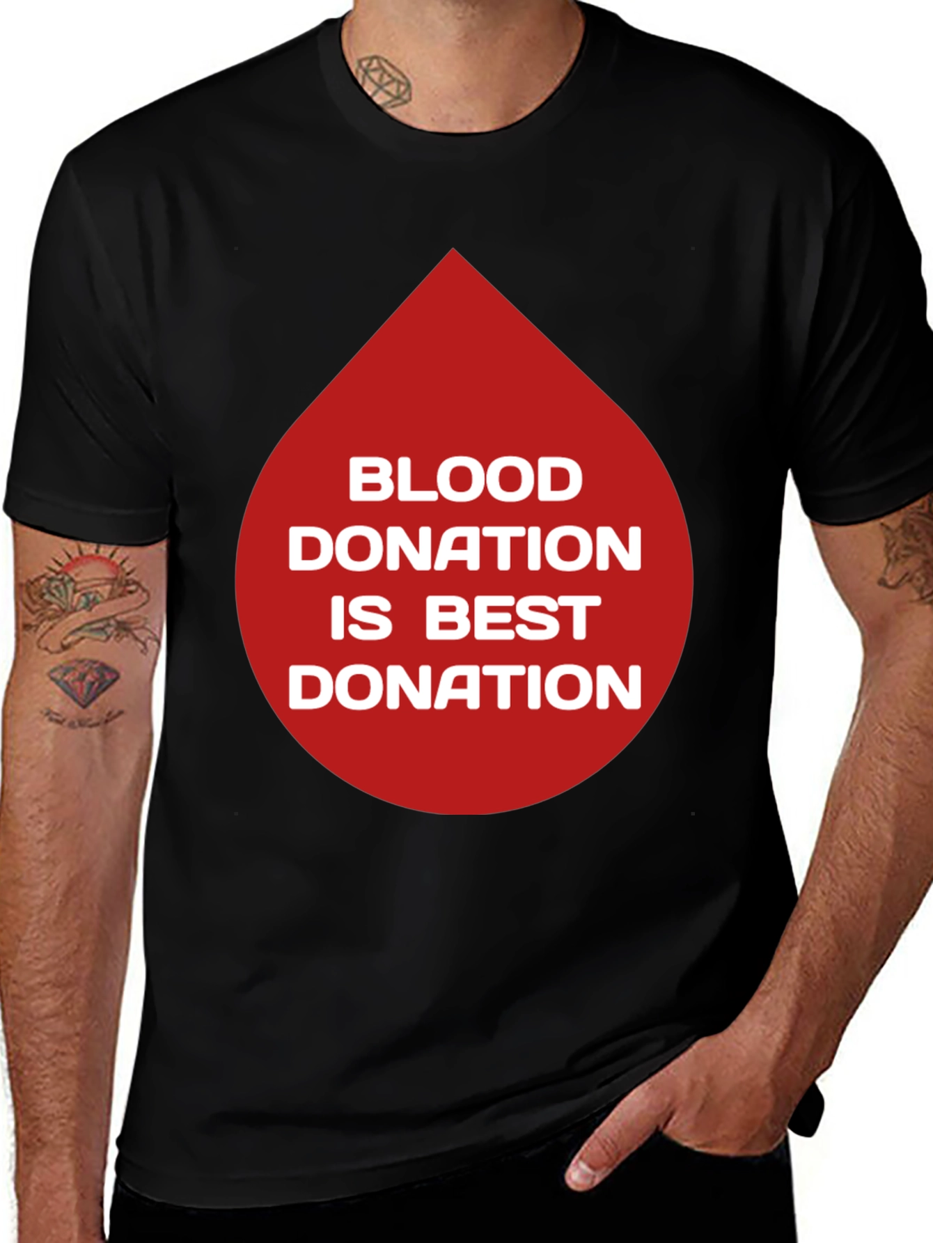 Variant 25 of Blood Donation T-Shirt - Best Donation