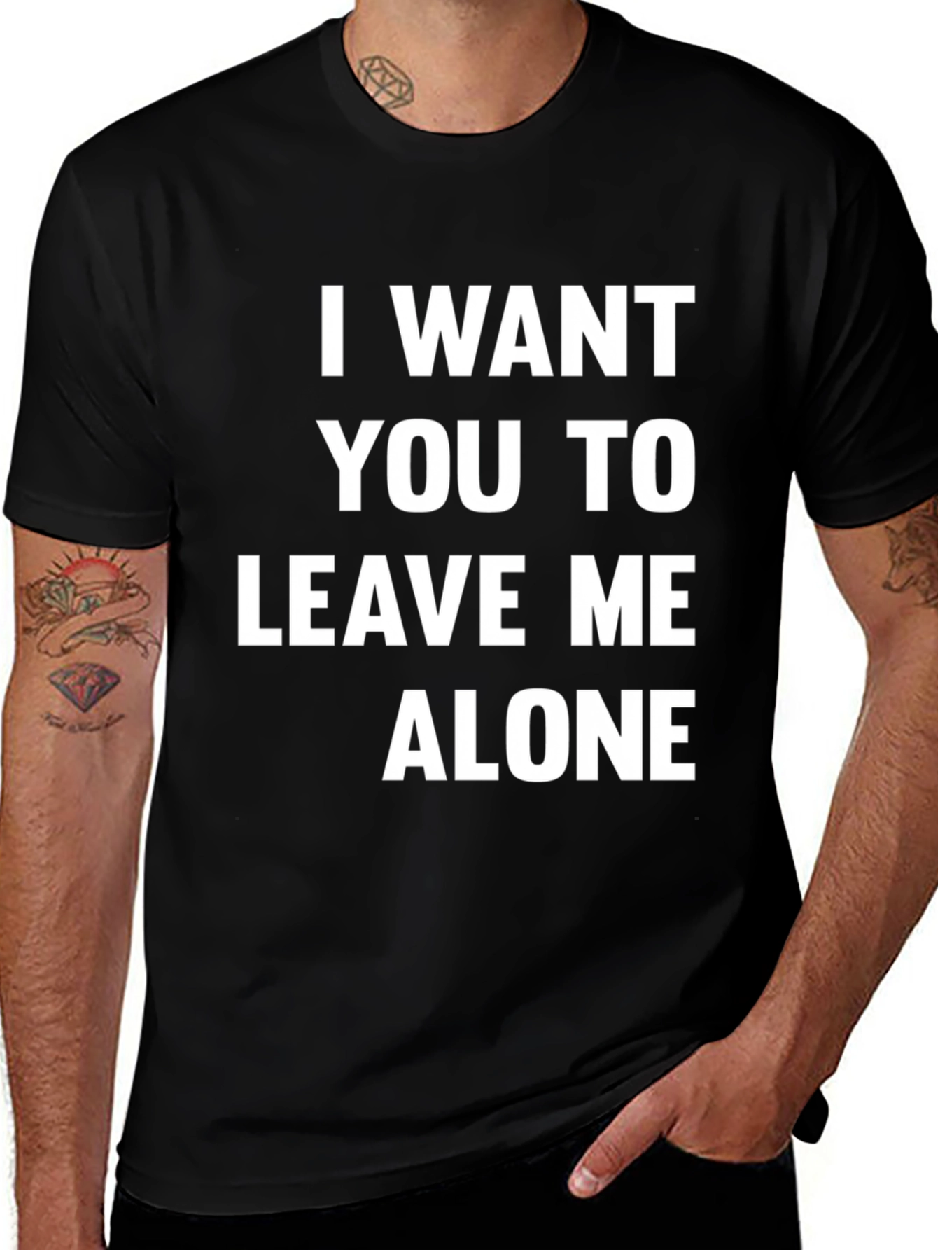 Variant 19 of I Want You To Leave Me Alone T-Shirt