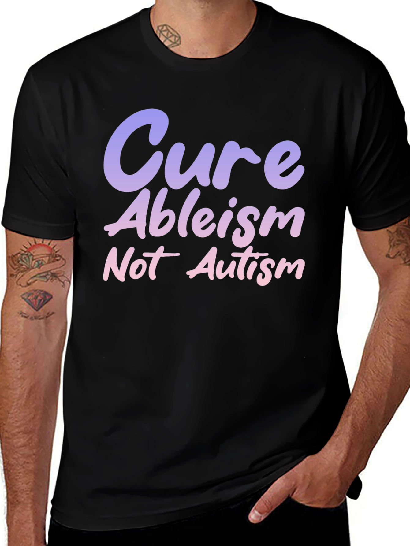 Cure Ableism Not Autism Awareness T-Shirt