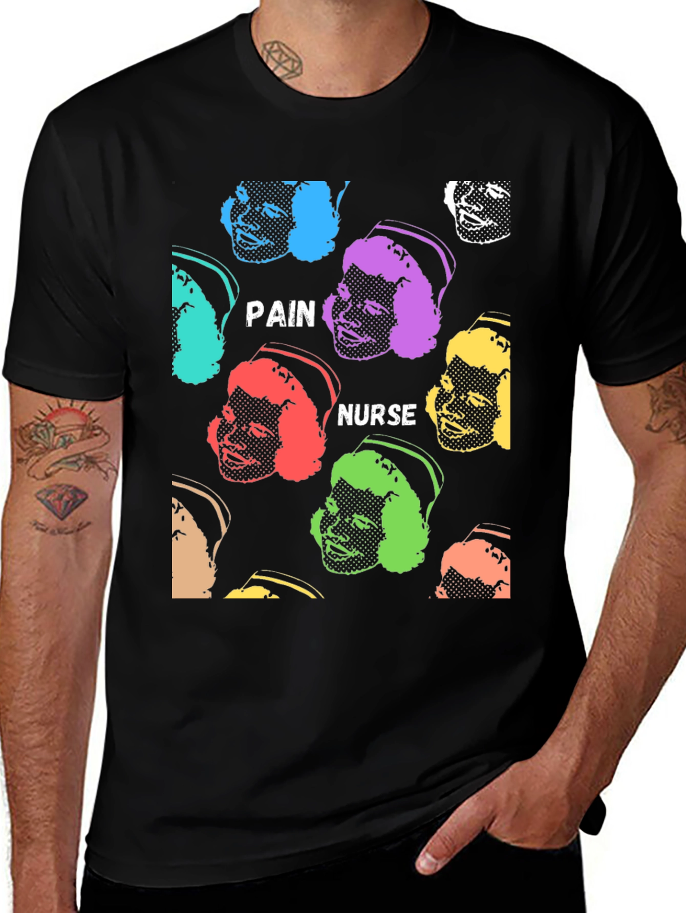 Variant 27 of Pain Nurse Graphic T-Shirt