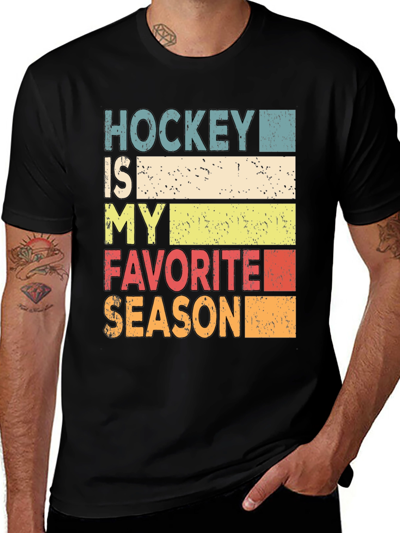 Variant 13 of Hockey is My Favorite Season T-Shirt - Sportswear Tee