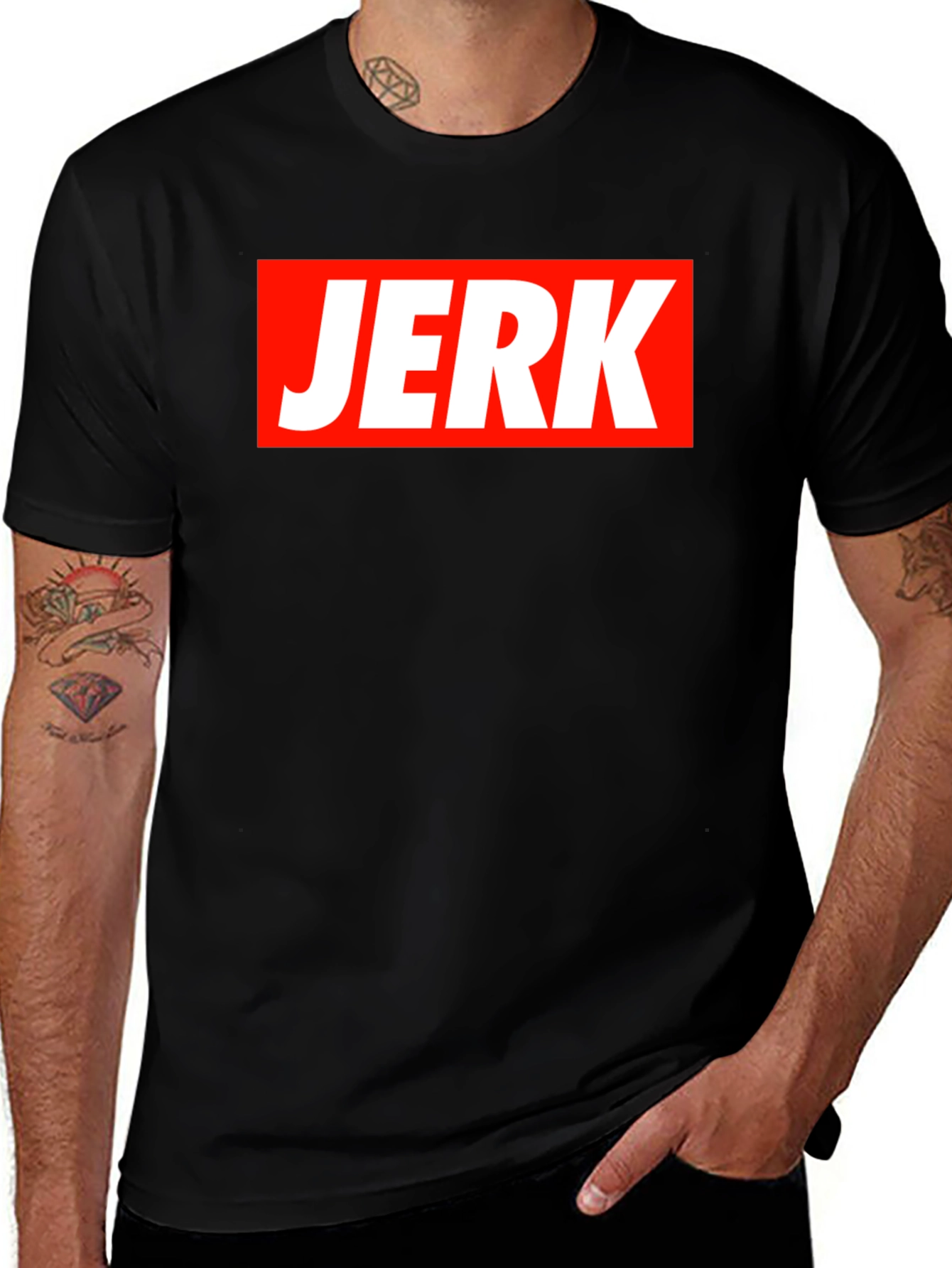 Variant 26 of Jerk Graphic T-Shirt - Funny Novelty Tee