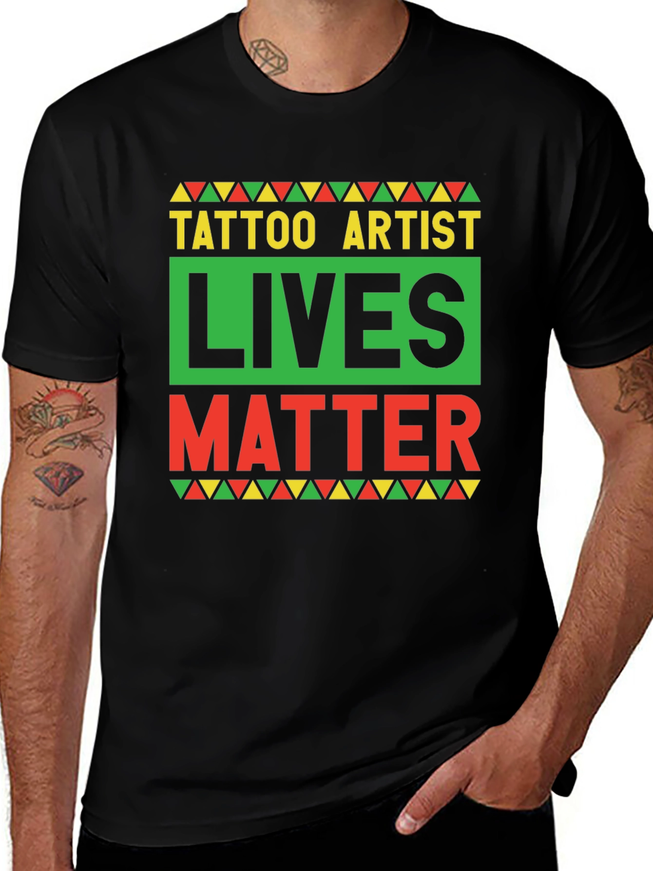 Variant 18 of Tattoo Artist Lives Matter Graphic Tee