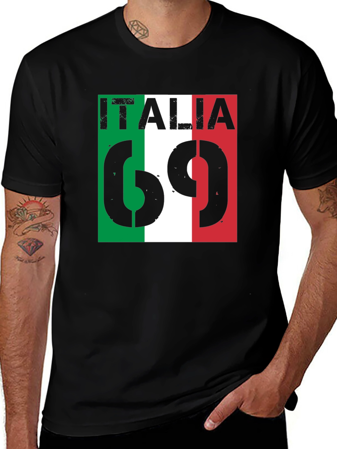 Variant 17 of Italia 69 T-Shirt - Italian Pride Tee