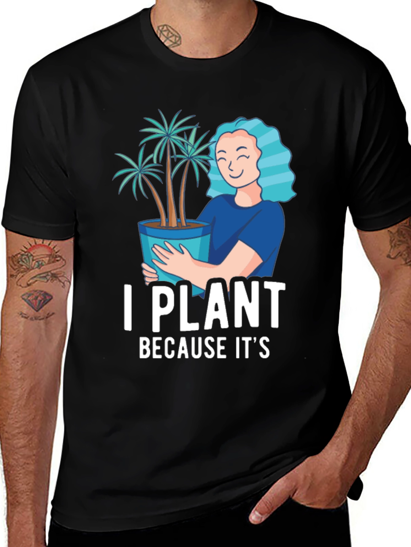 Variant 25 of I Plant Because It's Therapeutic T-Shirt