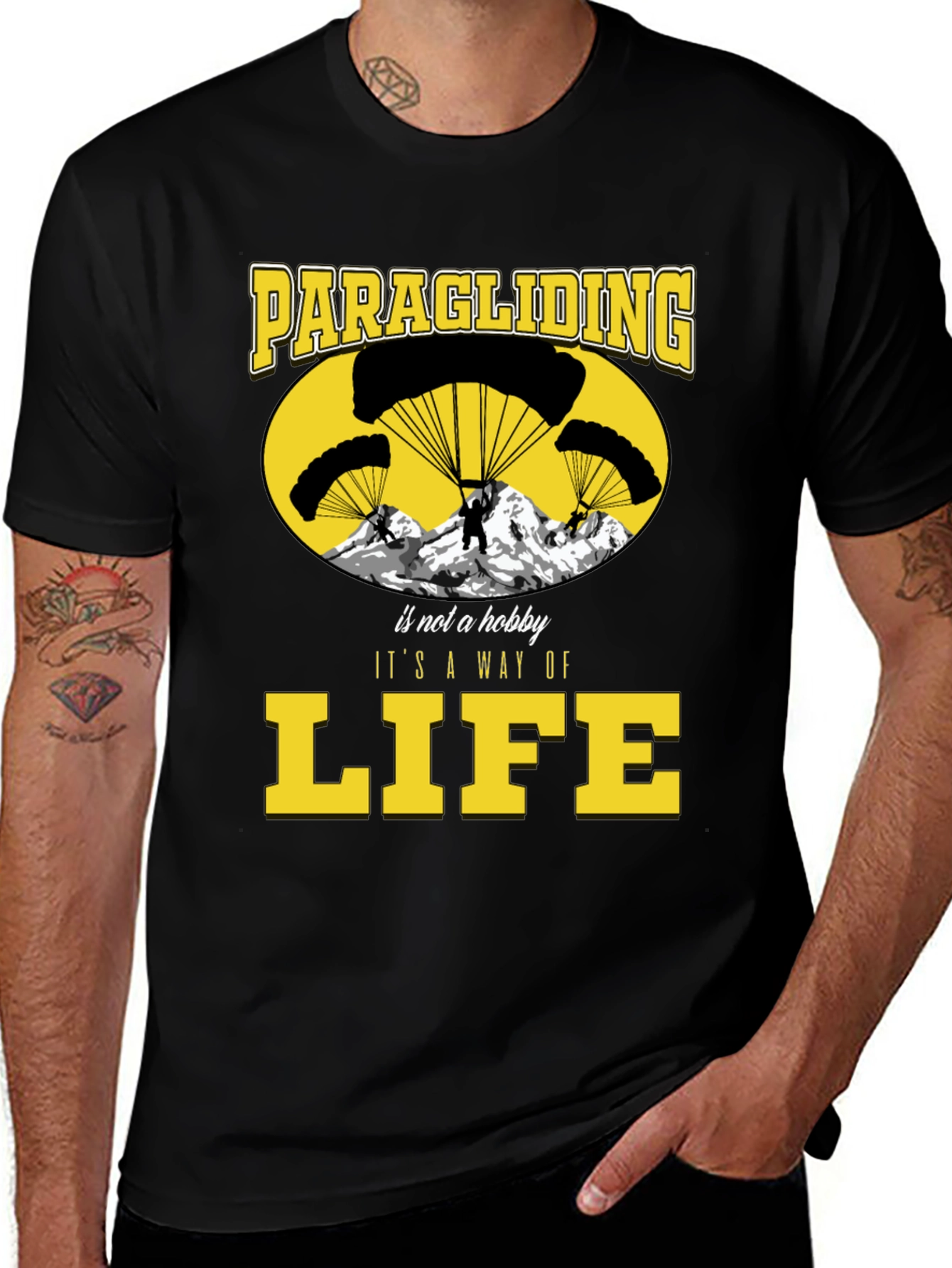 Variant 19 of Paragliding: It's A Way of Life T-Shirt