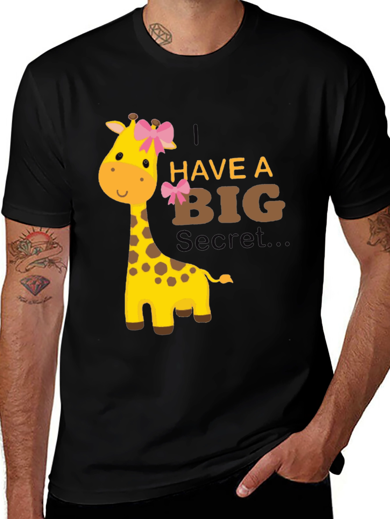 Variant 30 of Giraffe Secret T-Shirt