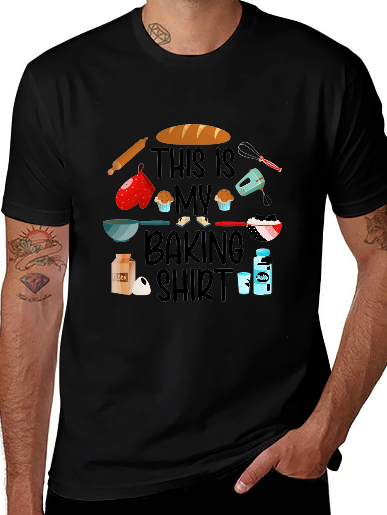 Variant 5 of This Is My Baking Shirt - Novelty Graphic Tee