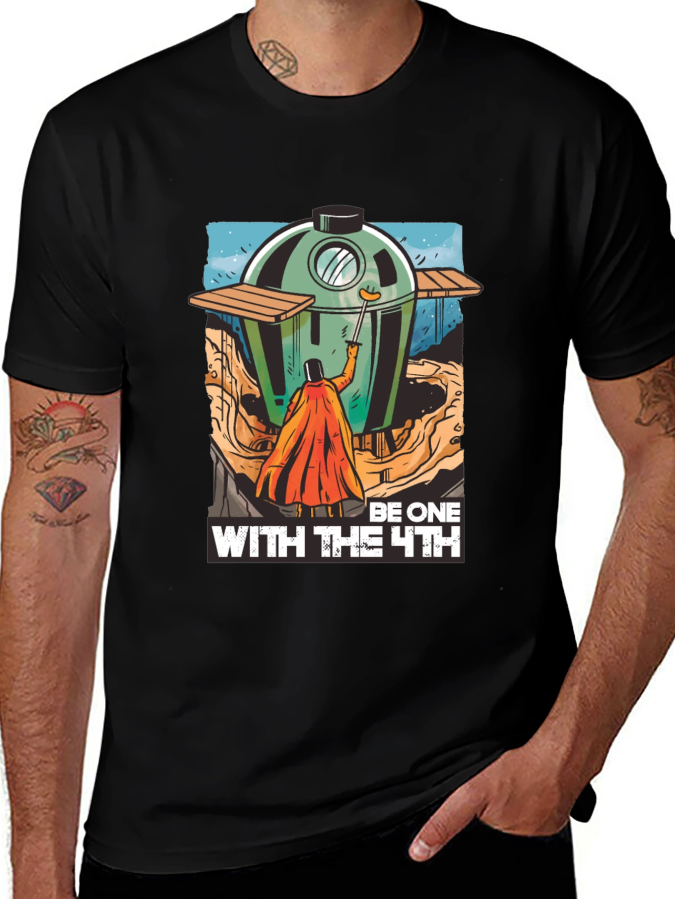 Variant 30 of Be One With The 4th Graphic T-Shirt