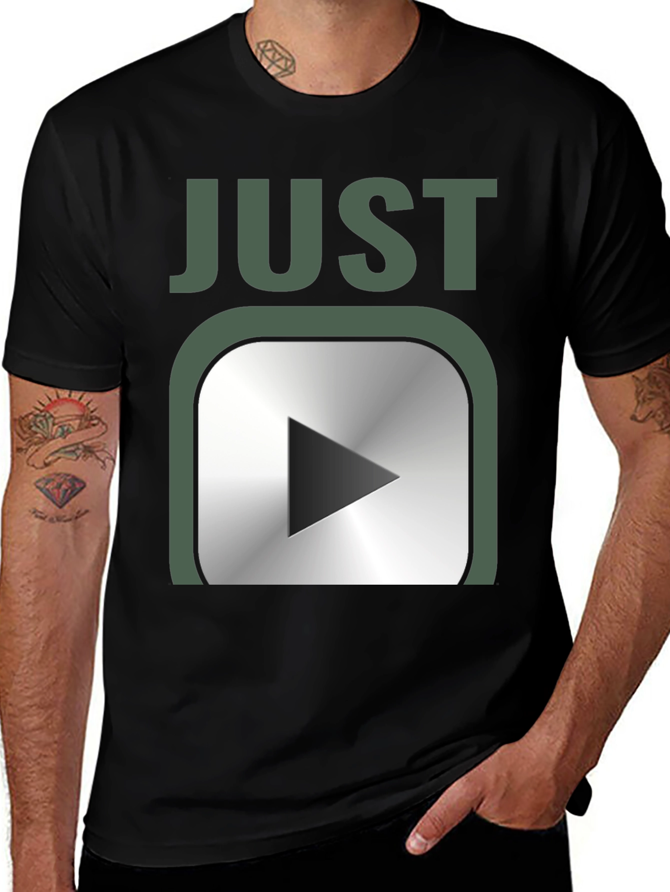 Just Play T-Shirt - Stylish Graphic Tee for Gamers