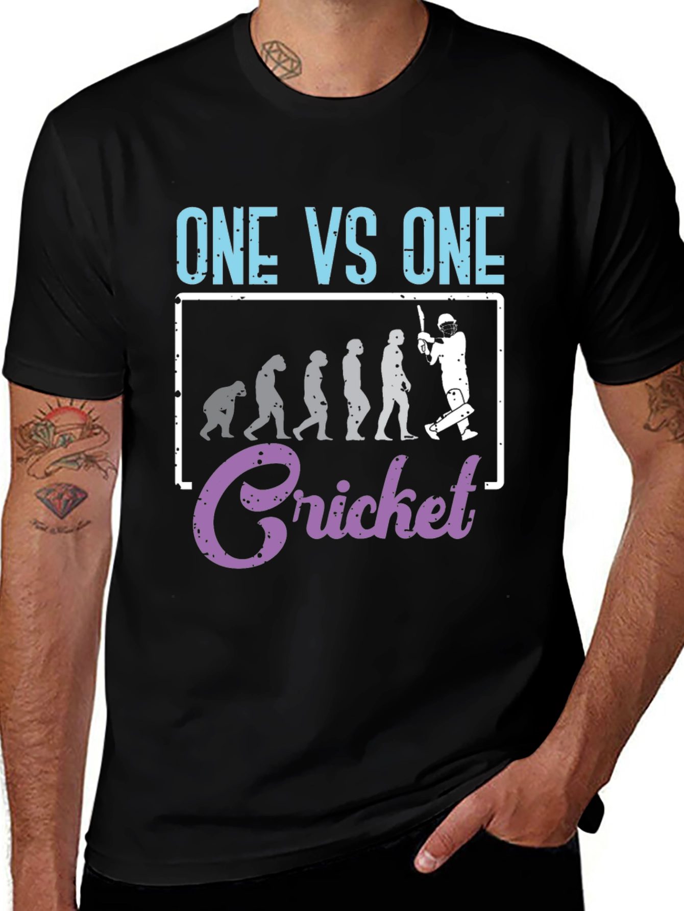 One vs One Cricket Evolution T-Shirt