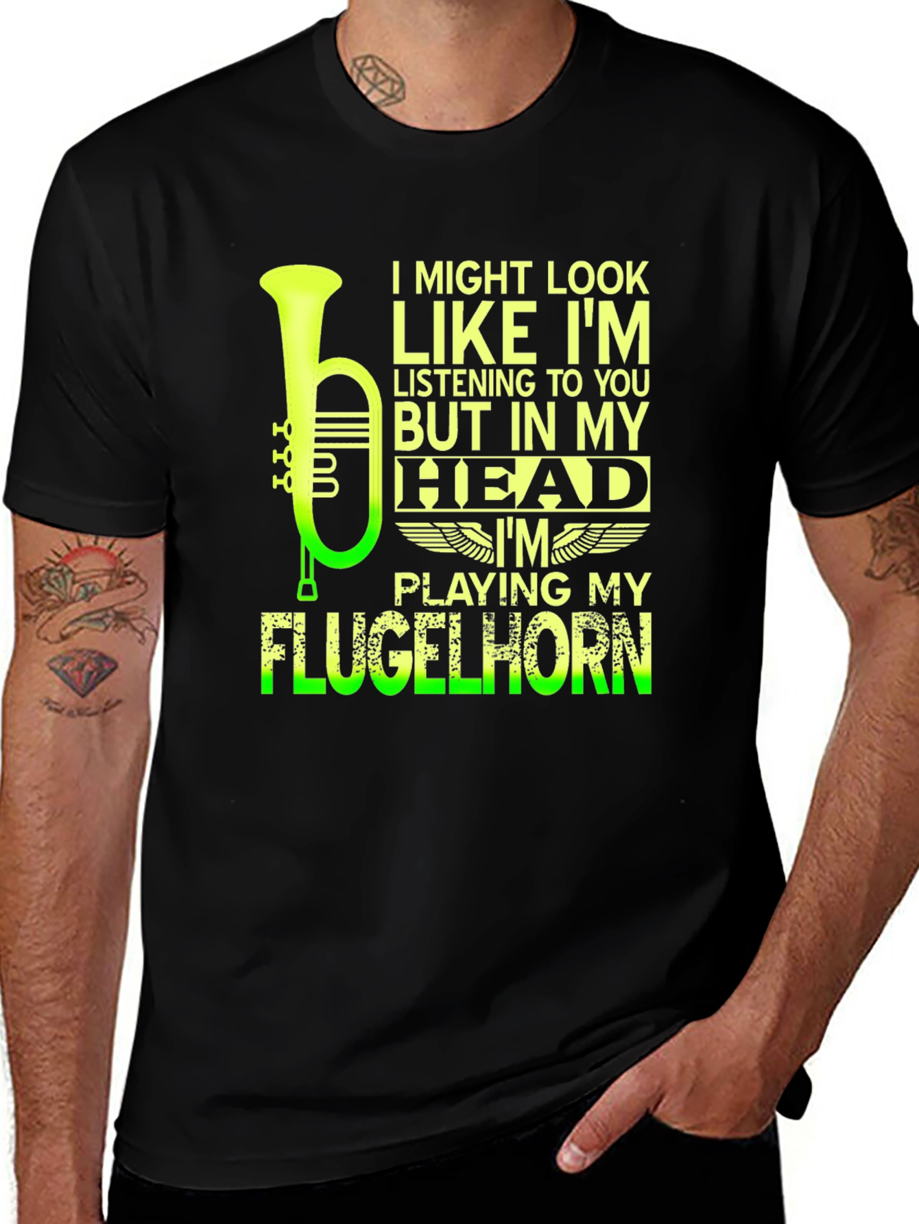 Variant 19 of Flugelhorn Player T-Shirt Musician Gift