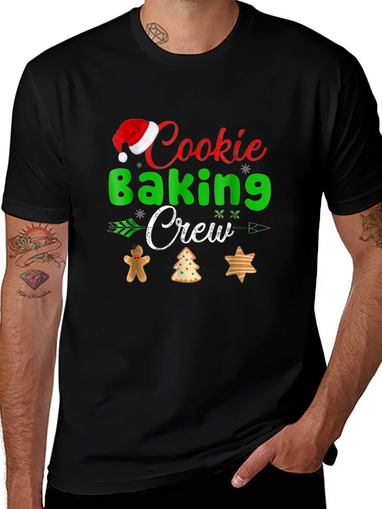 Cookie Baking Crew Christmas T-Shirt