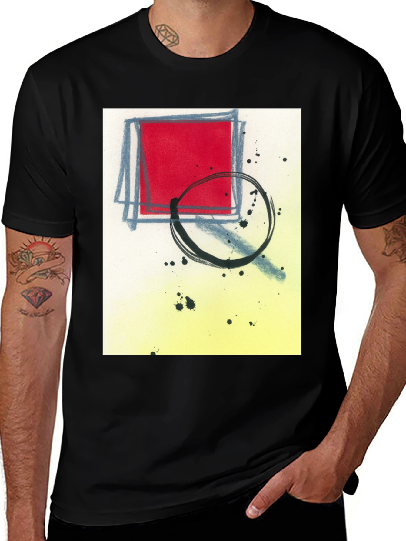 Variant 27 of Abstract Graphic T-Shirt - Modern Art Tee