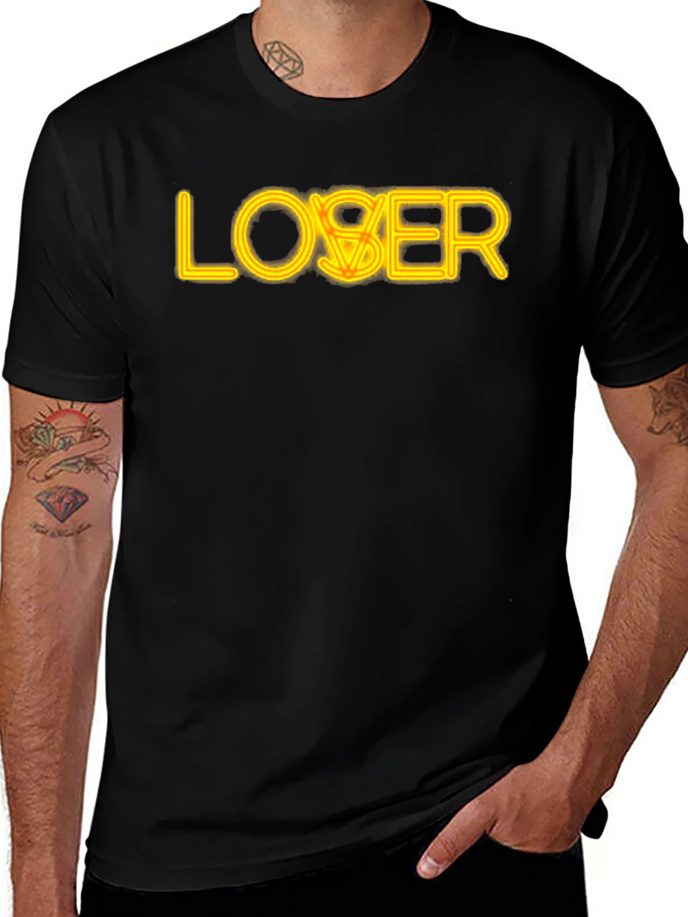 Variant 27 of Loser Neon Graphic T-Shirt