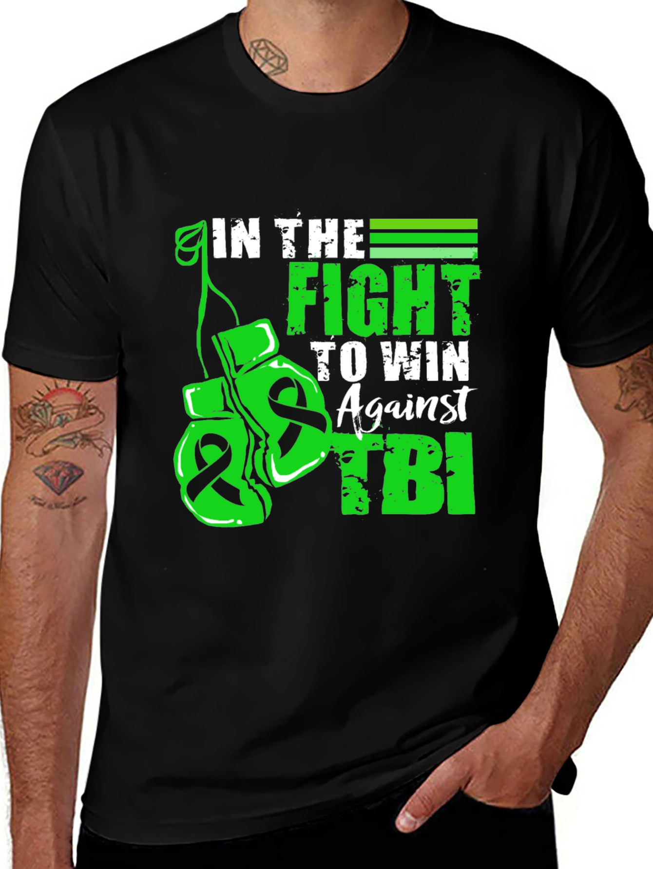 TBI Awareness T-Shirt - Fight to Win