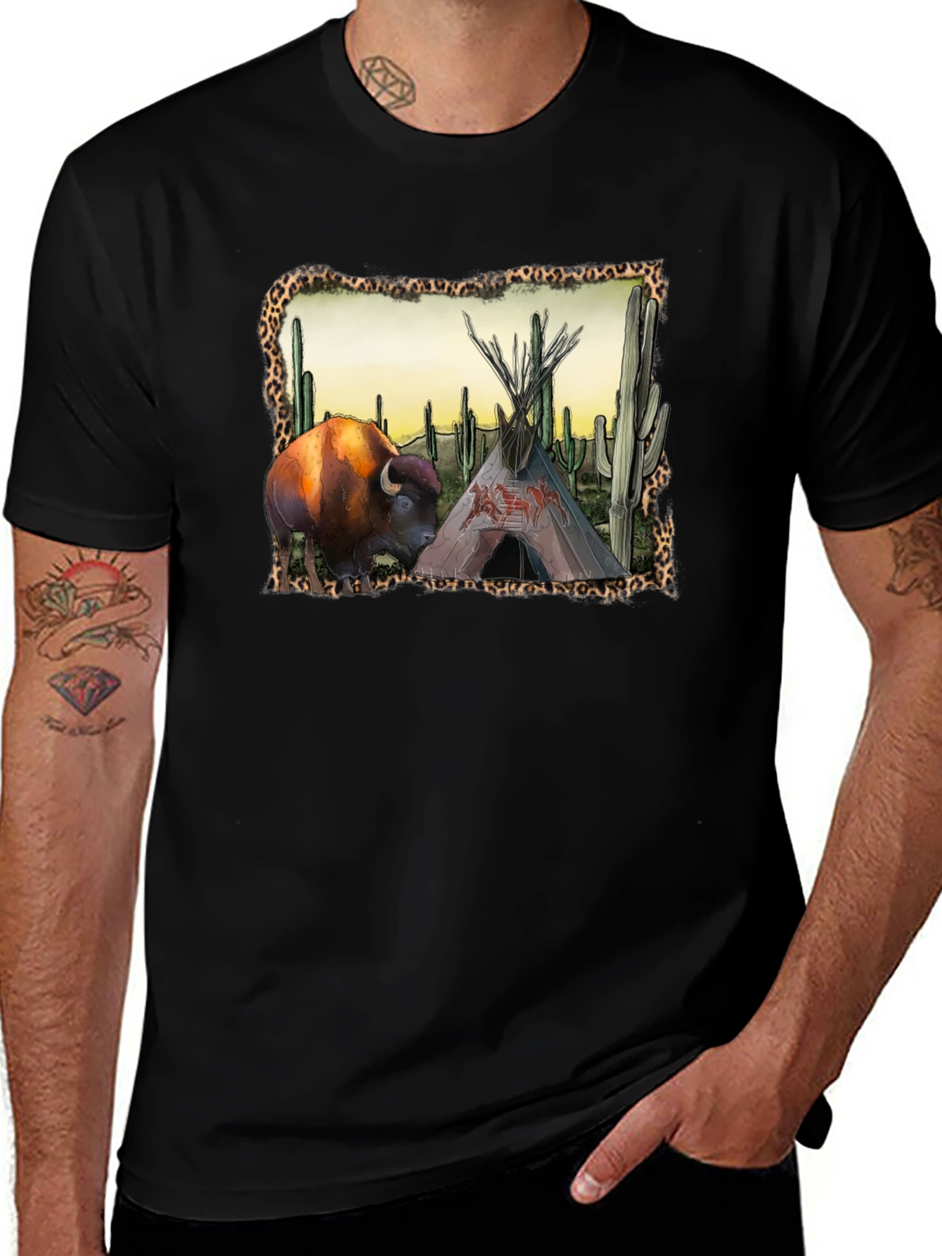 Buffalo Tee - Wild West Graphic T-Shirt