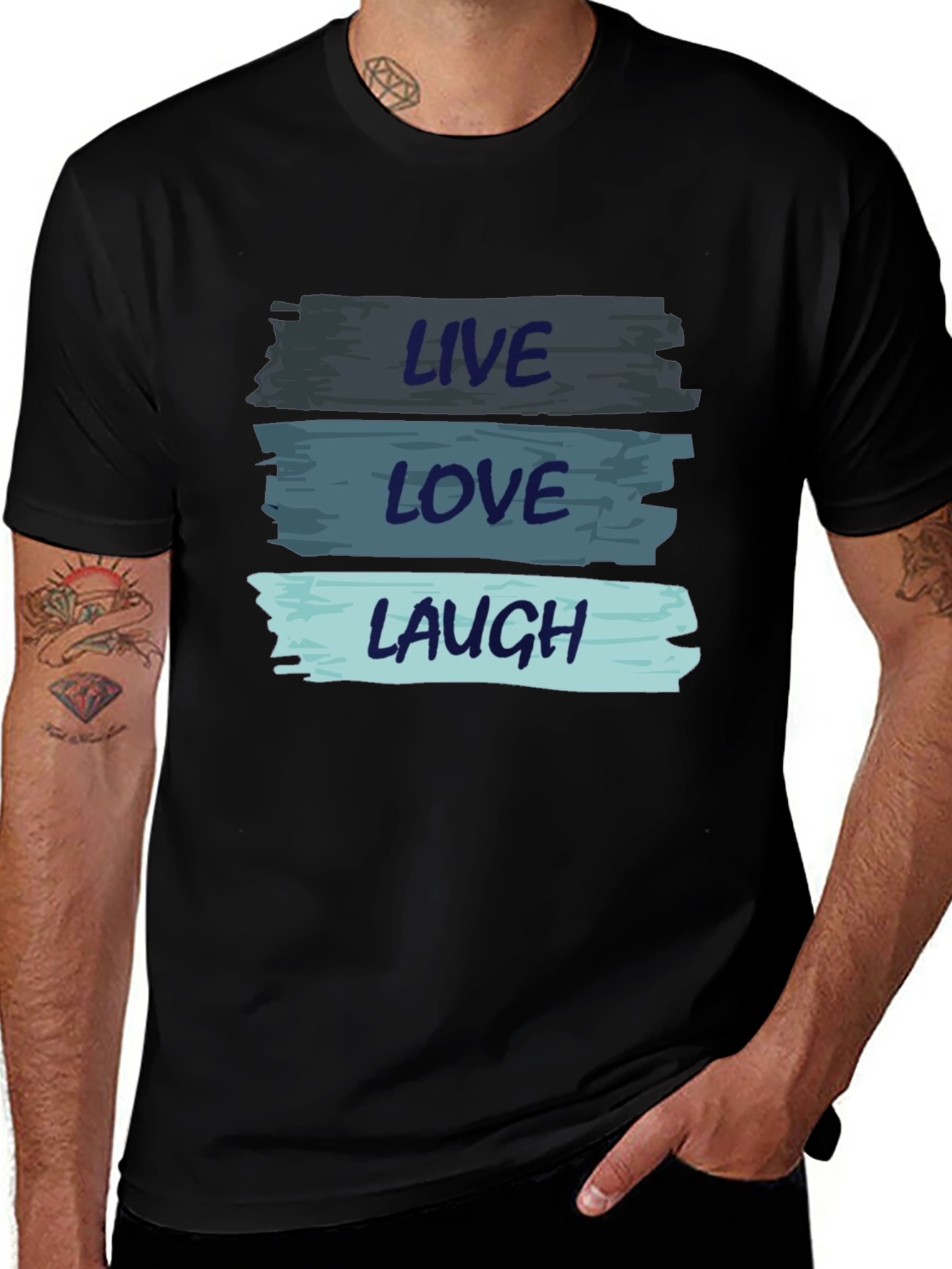 Variant 10 of Live Love Laugh Graphic Tee