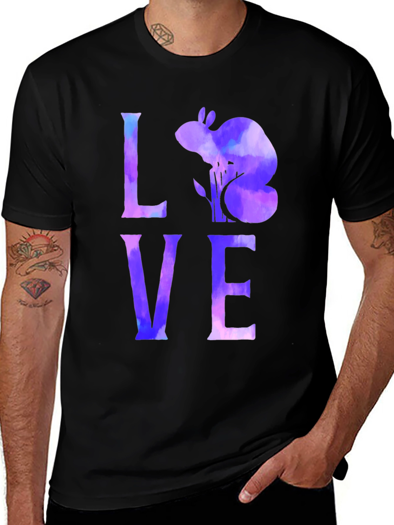 Variant 8 of Watercolor Squirrel Love T-Shirt