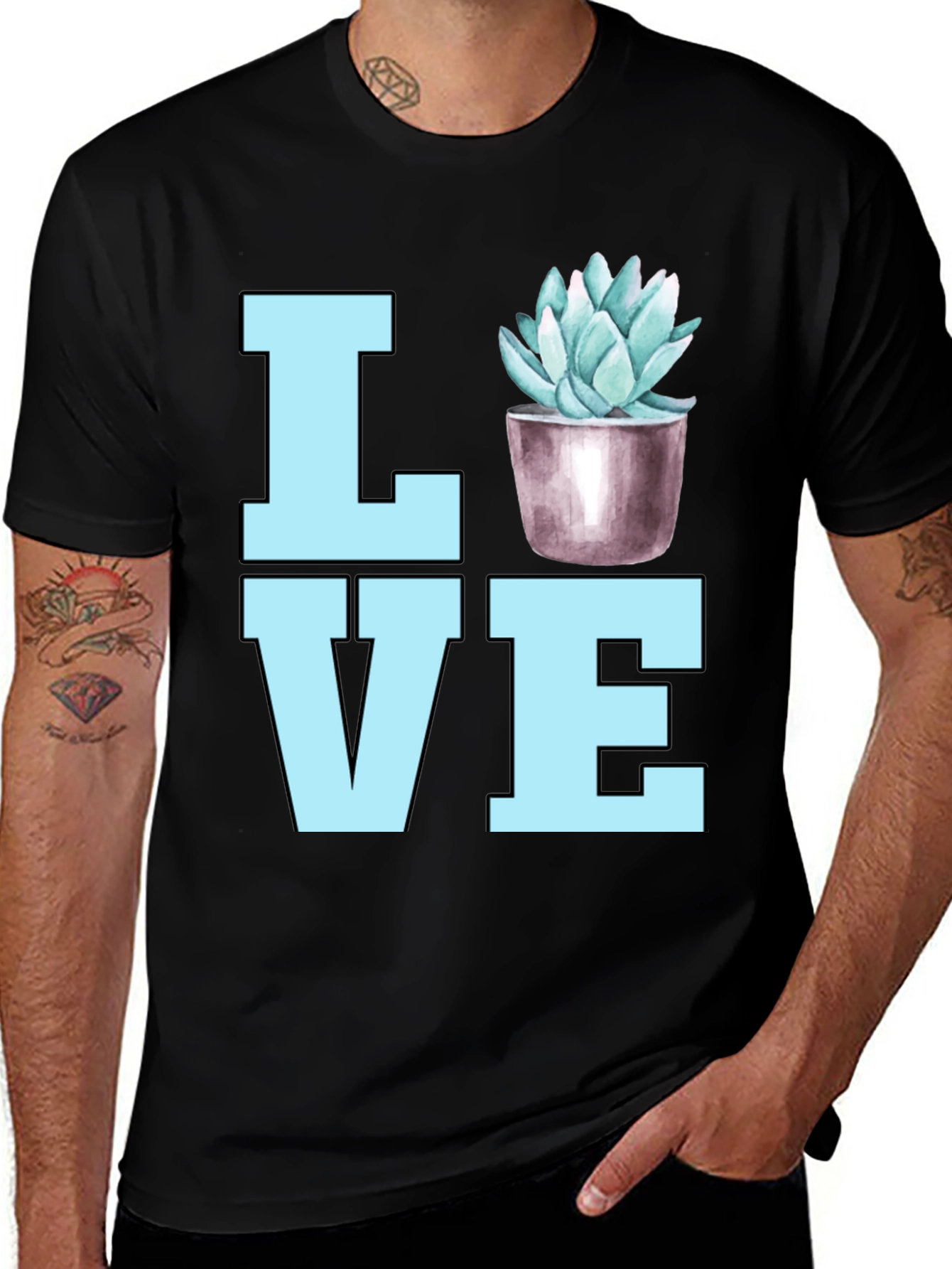 Variant 7 of Love Succulents T-Shirt