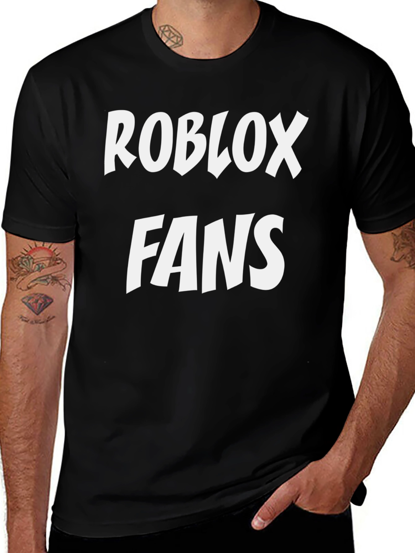 Roblox Fans Black T-Shirt