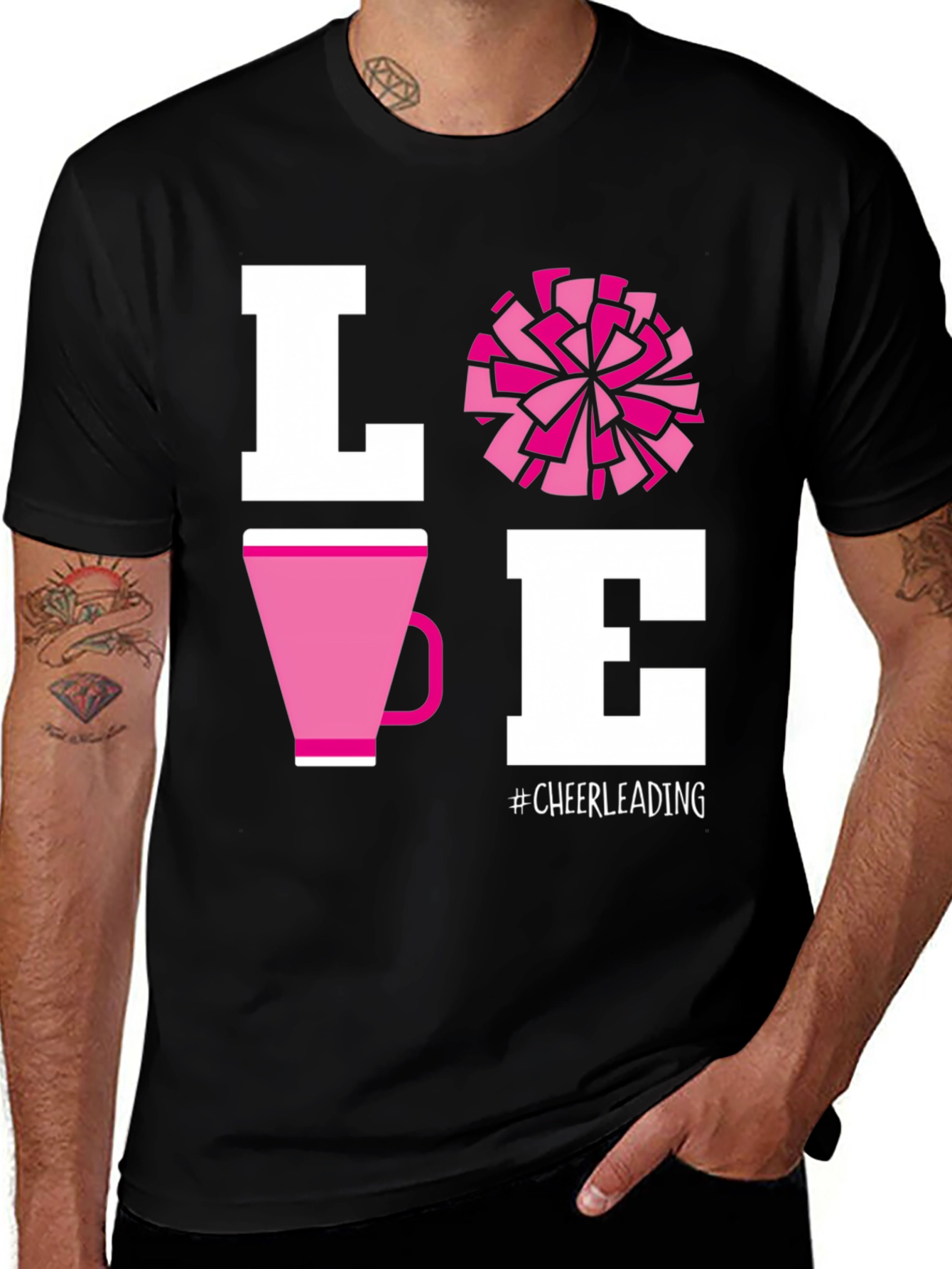 Variant 17 of Love Cheerleading Graphic Tee