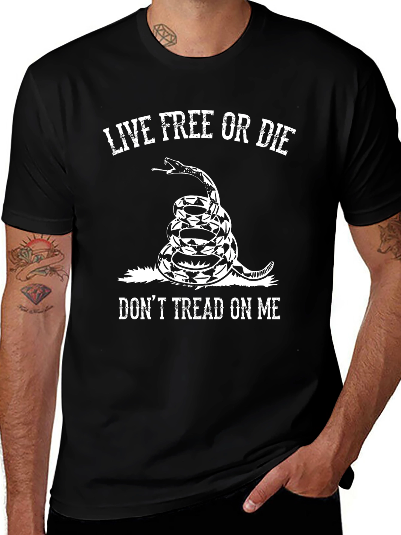 Live Free Or Die T-Shirt - Don't Tread On Me