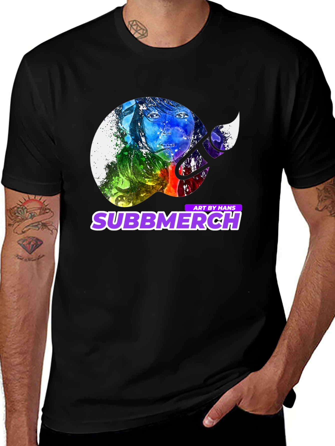 Variant 18 of Subbmerch Art by Hans Graphic T-Shirt