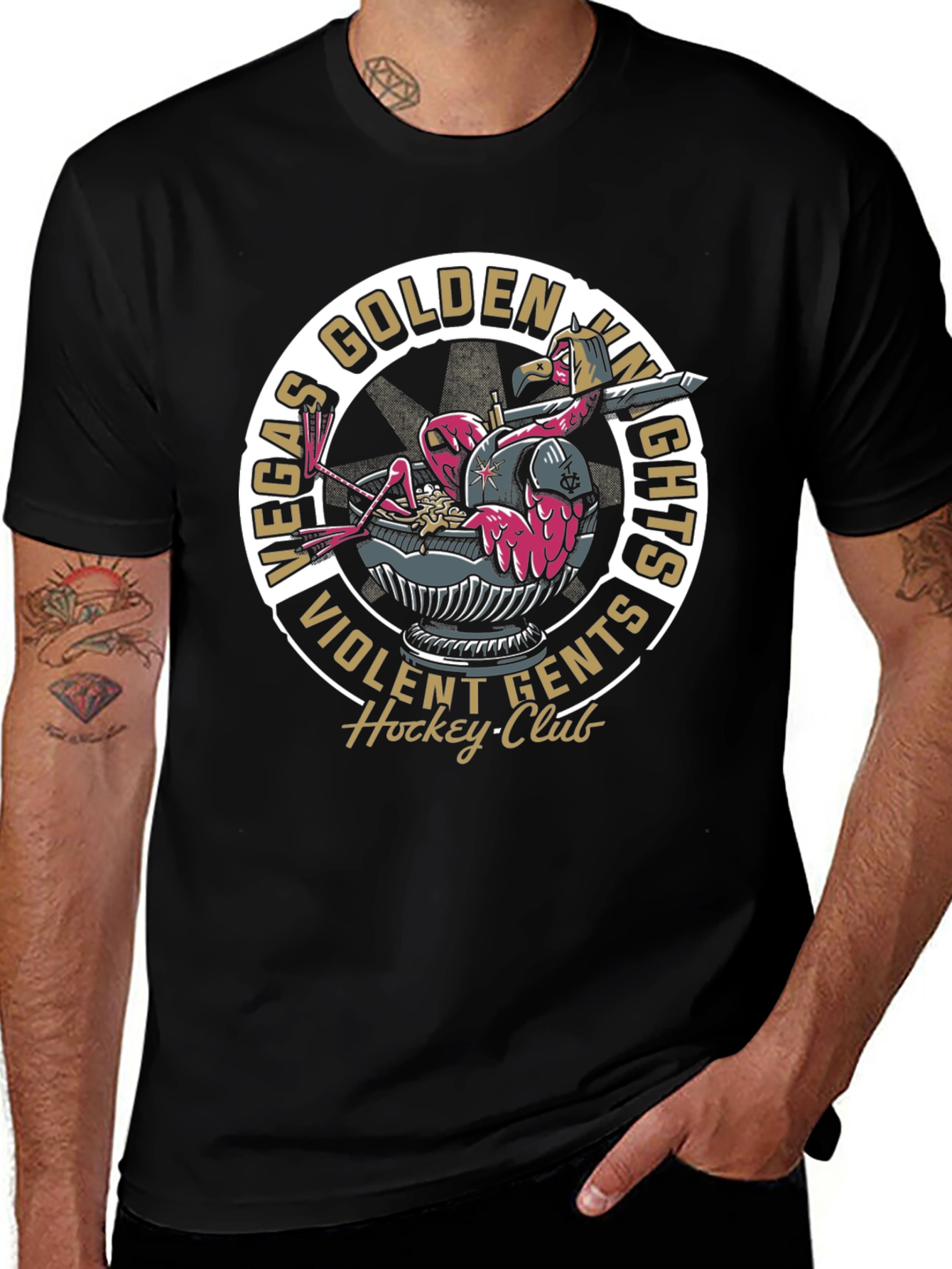 Vegas Golden Knights Flamingo T-Shirt