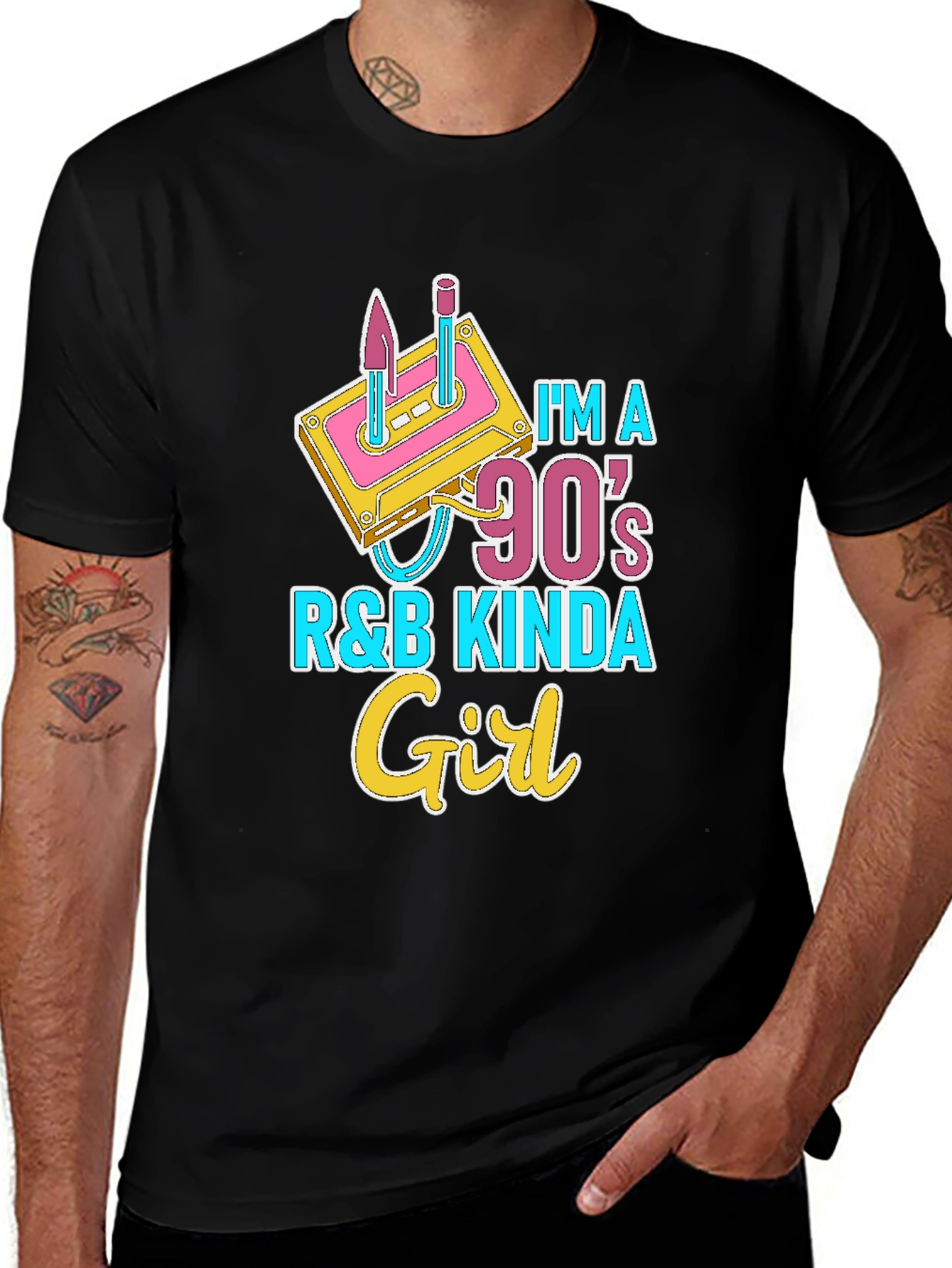 Variant 25 of 90s R&B Kinda Girl Graphic Tee