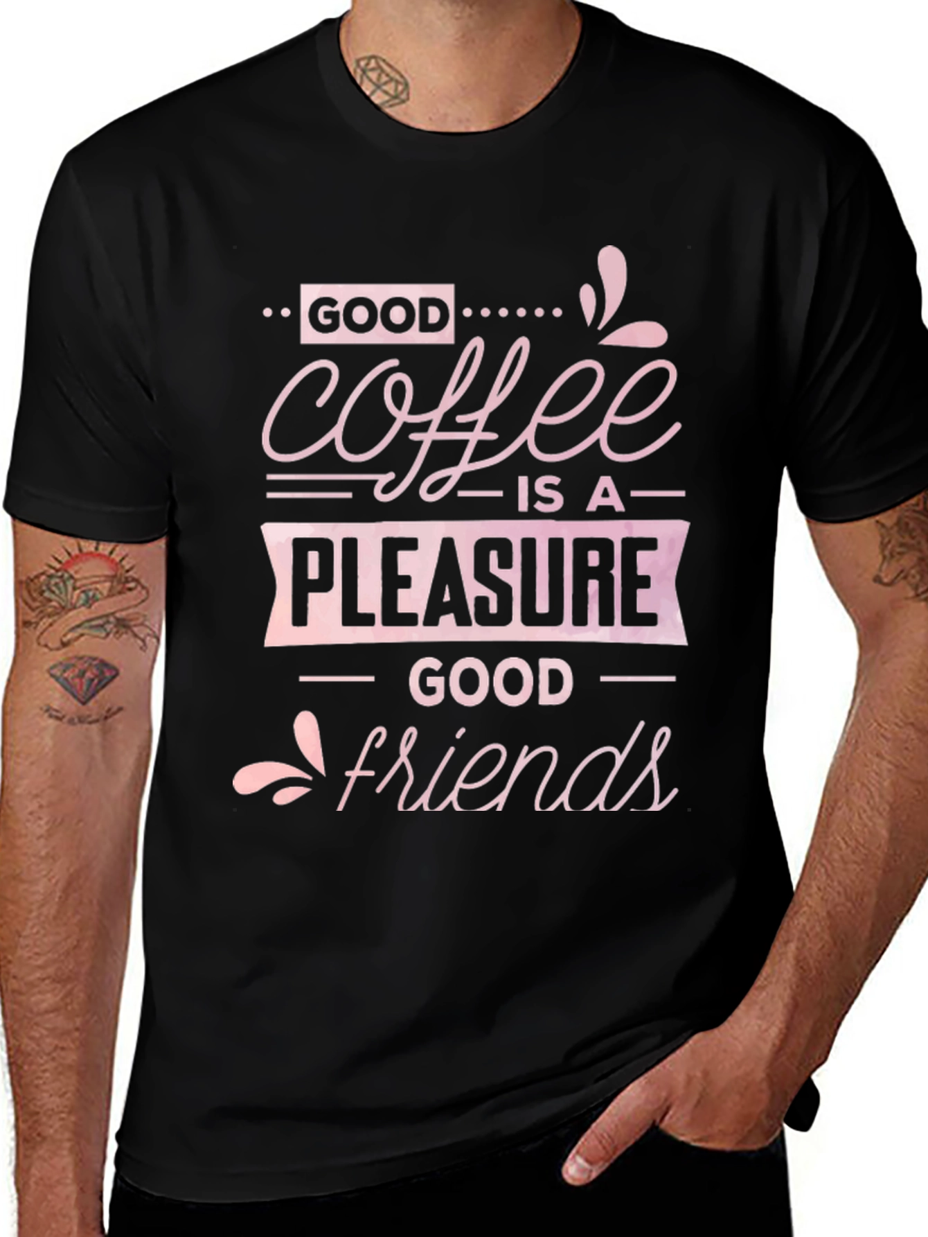 Variant 17 of Good Coffee Good Friends Graphic Tee