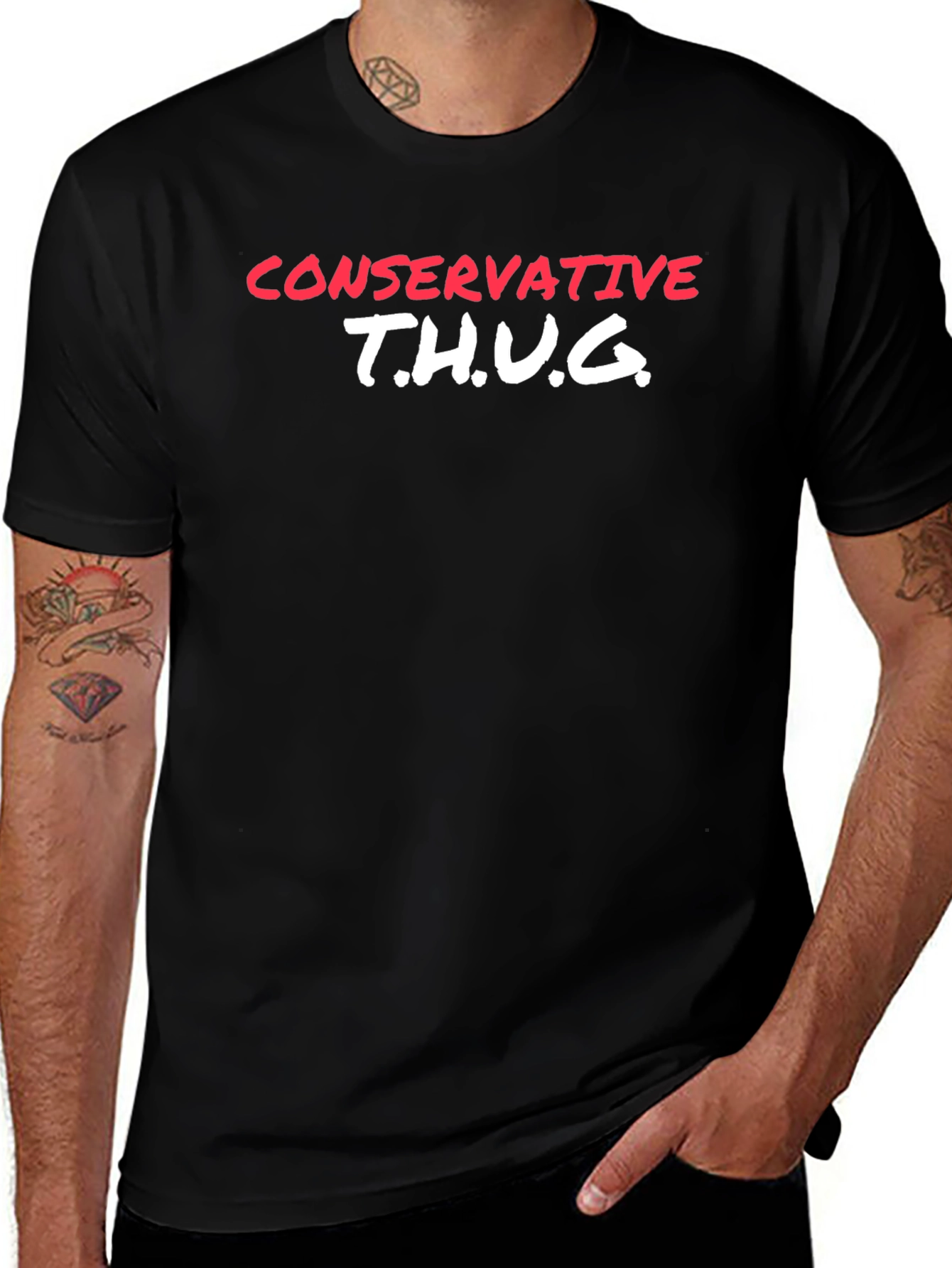 Variant 15 of Conservative T.H.U.G. Graphic T-Shirt