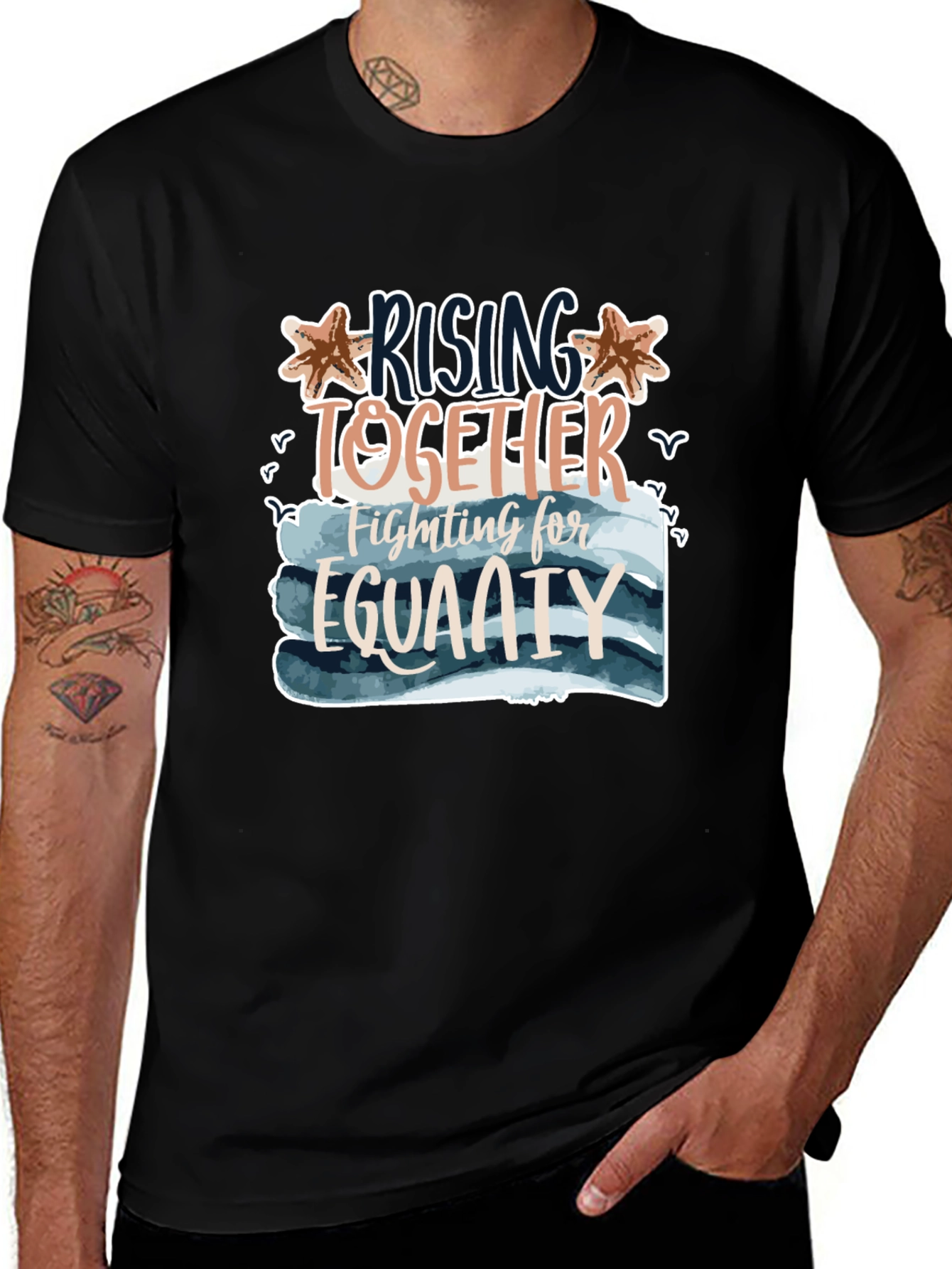 Variant 19 of Rising Together Equality Graphic Tee