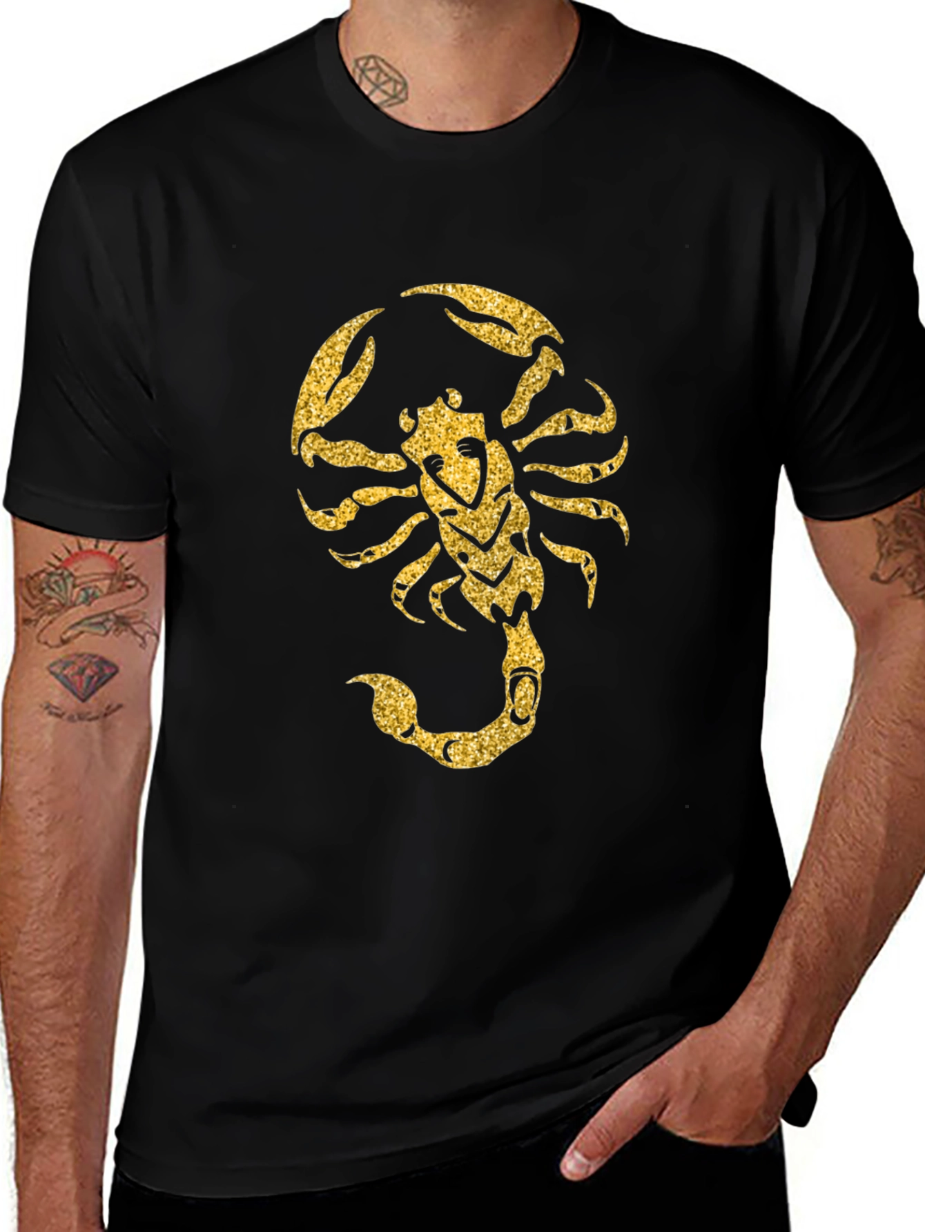 Variant 13 of Scorpion Graphic T-Shirt - Black