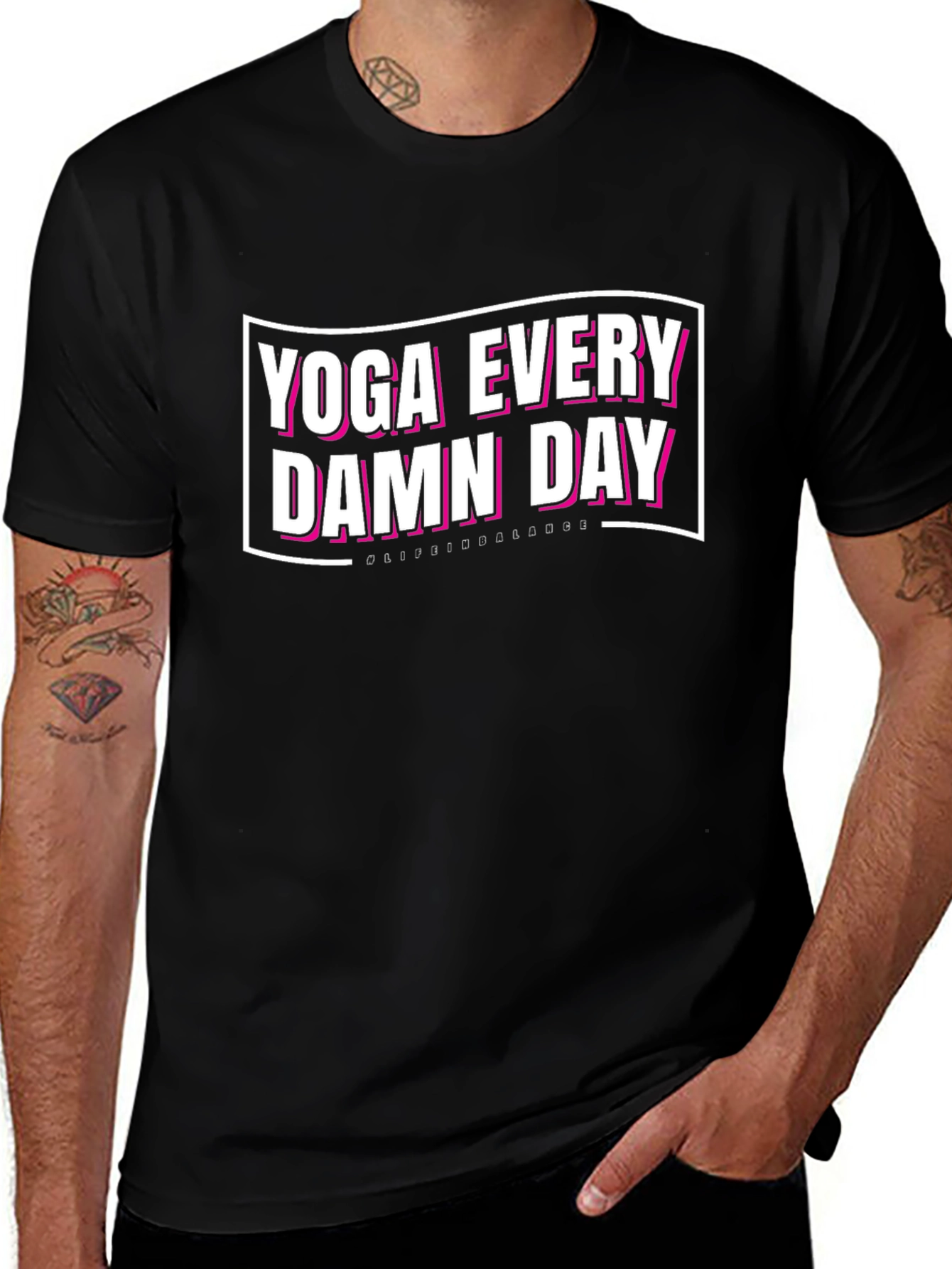 Variant 11 of Yoga Every Damn Day Graphic T-Shirt