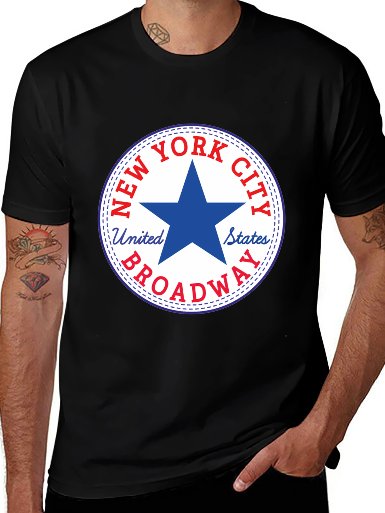 Variant 23 of New York City Broadway Star Graphic T-Shirt