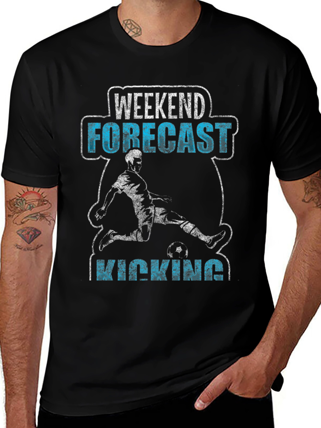 Weekend Forecast Kicking T-Shirt